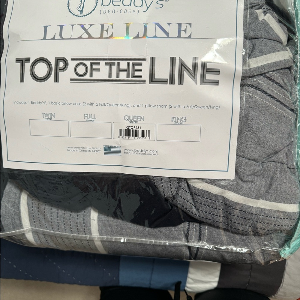 Beddys Luxe Blair Line formerly known as Top of Line.